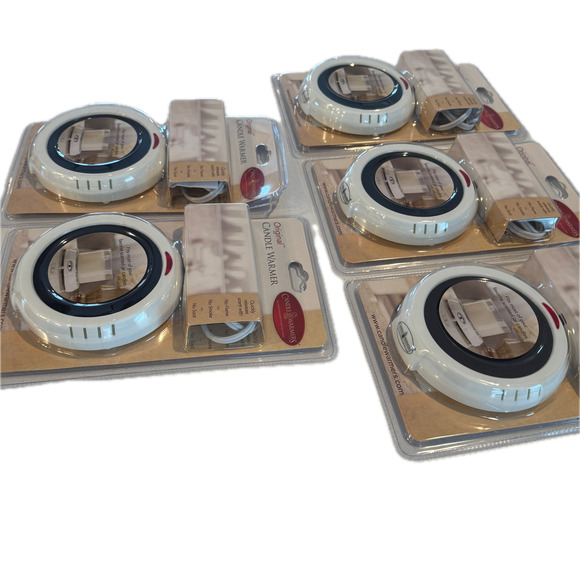 Lot of 5 NEW Original Candle Warmer Hot Plate Unopened Packages White & Black - Picture 2 of 5